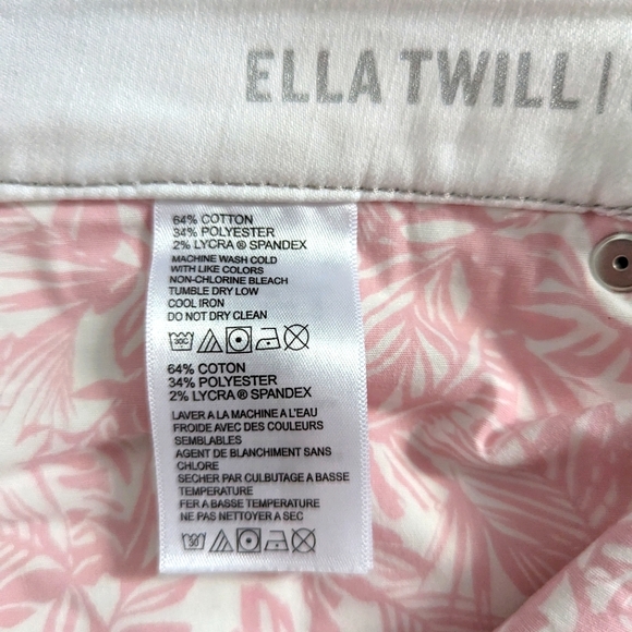 Tommy Bahama Ella Twill High Rise Crop Pants - Picture 5 of 6